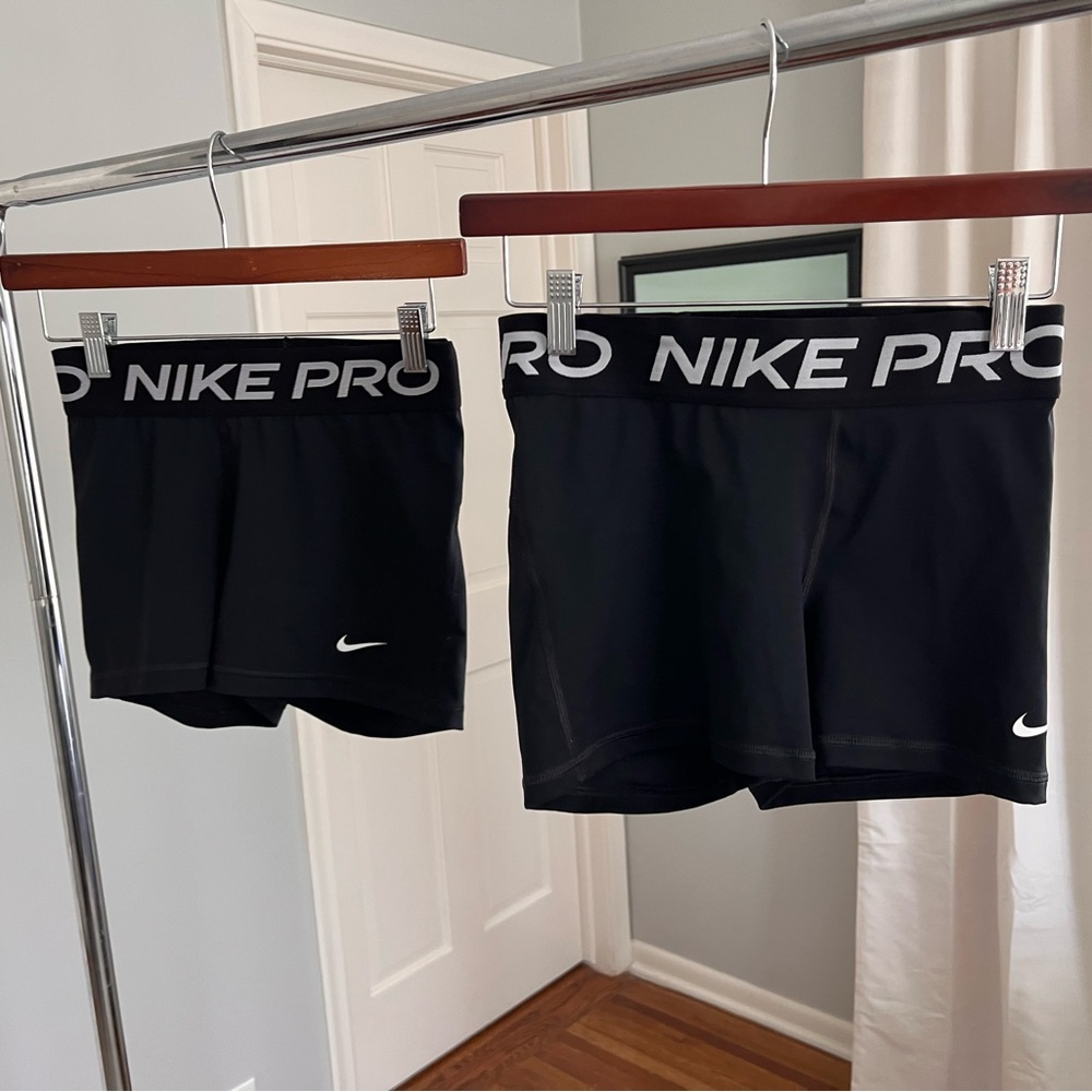 Nike Pro Black Shorts (2 pairs)